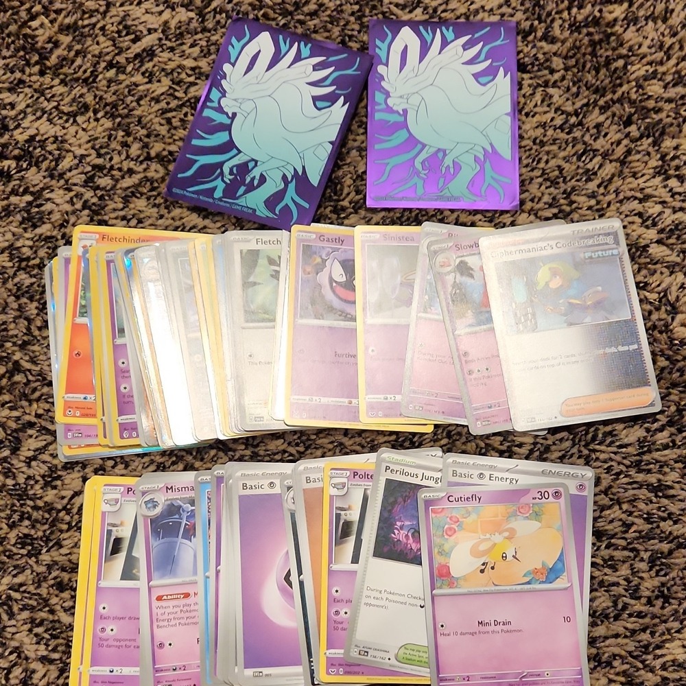 Pokémon TCG Paldea Evolved Mixed Lot Cutiefly Slowbro Mudsdale Holo Regular